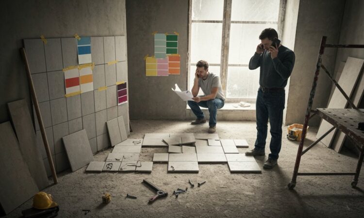 Auswahl falscher Renovierungsfirmen