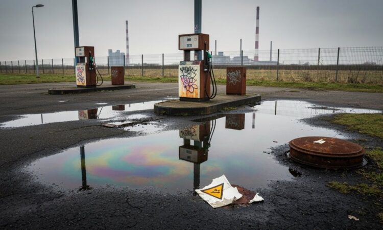 kontaminierter Standort Verschmutzungsgeschichte