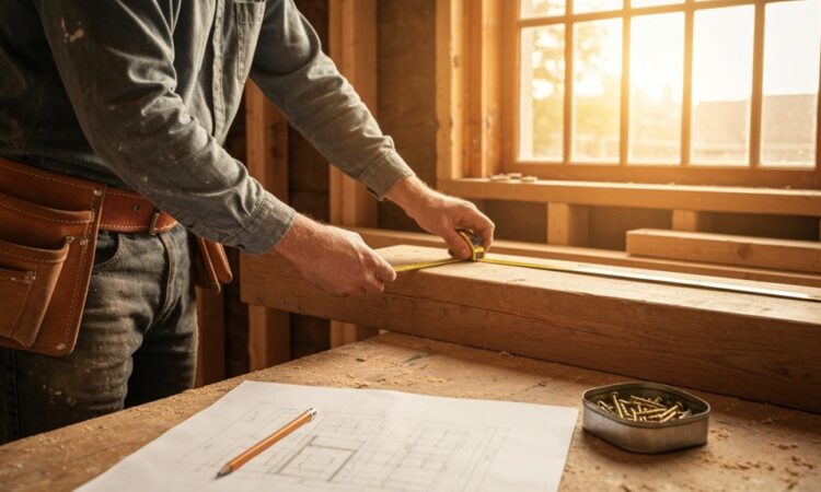 Handwerker Renovierungsplan realistisch