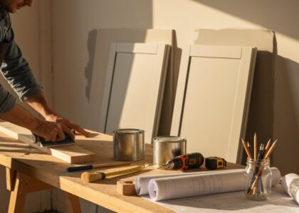 Do-it-yourself-Renovierung und Einsparungen