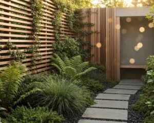 Garten Privatsphäre natürlich modern kreativ