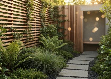 Garten Privatsphäre natürlich modern kreativ