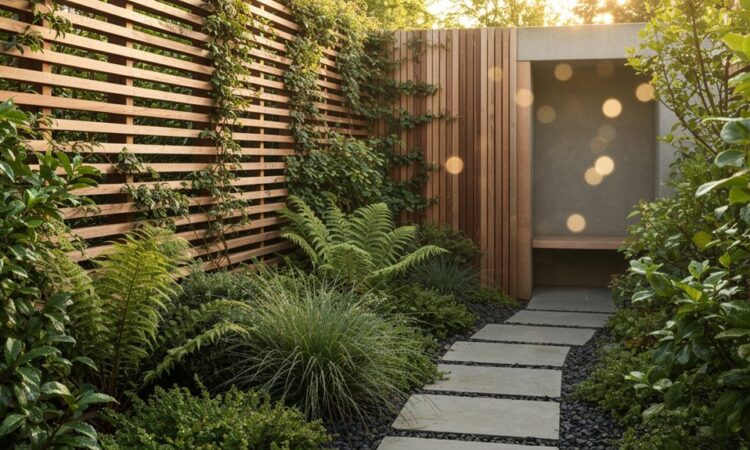 Garten Privatsphäre natürlich modern kreativ