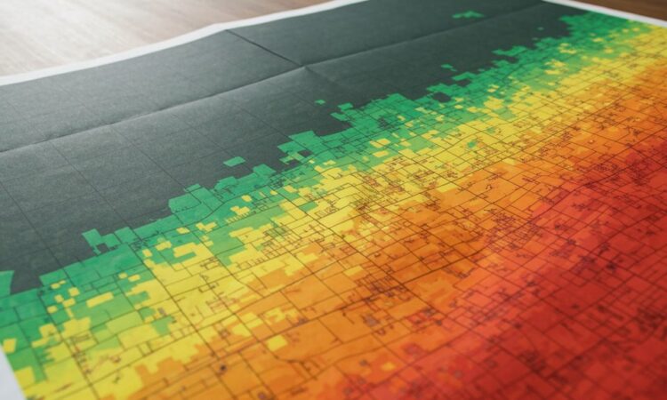 Grundstückswertkarten Zonen