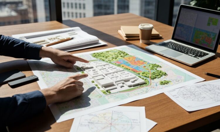 städtische Flächennutzungsplanung