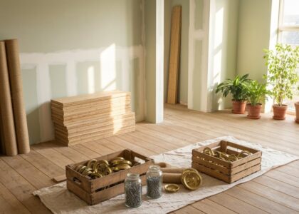 Verwendung nachhaltiger Renovierungsmaterialien