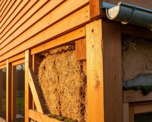 Holz Ton natürliche Isolierung