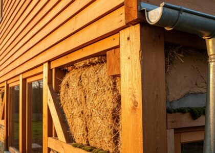 Holz Ton natürliche Isolierung