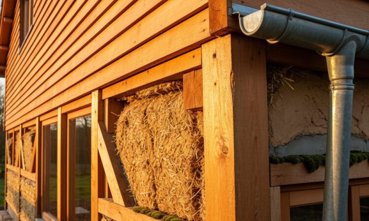 Holz Ton natürliche Isolierung